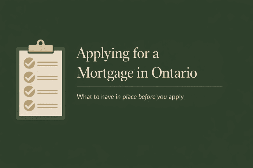 Mortgage Basics Before Buying a Home in Ontario